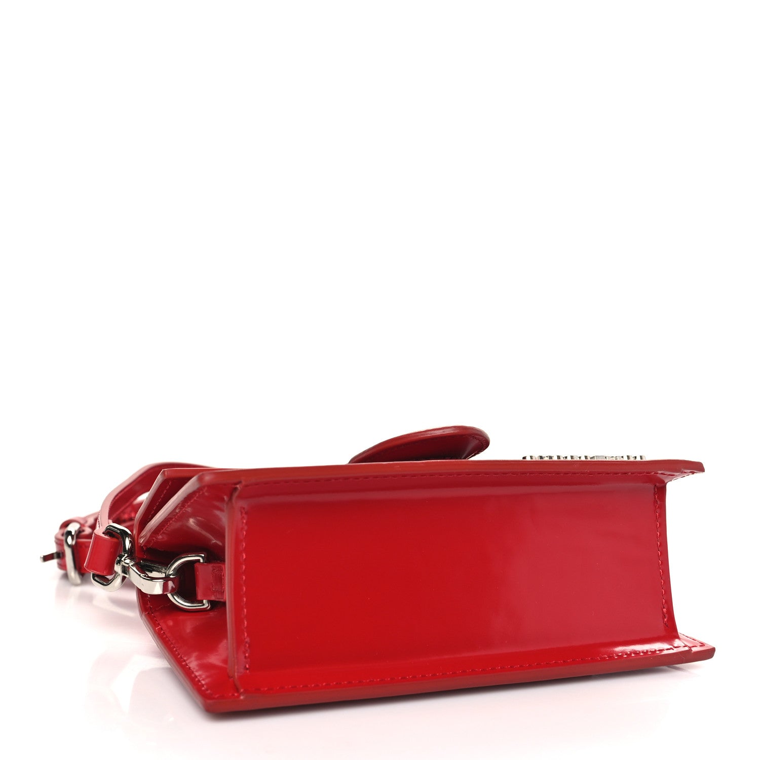 Jacquemus Glazed Calfskin Le Bambino Red 4 of 9