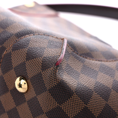 Louis Vuitton Damier Ebene Caissa Hobo Cherry 9 of 16