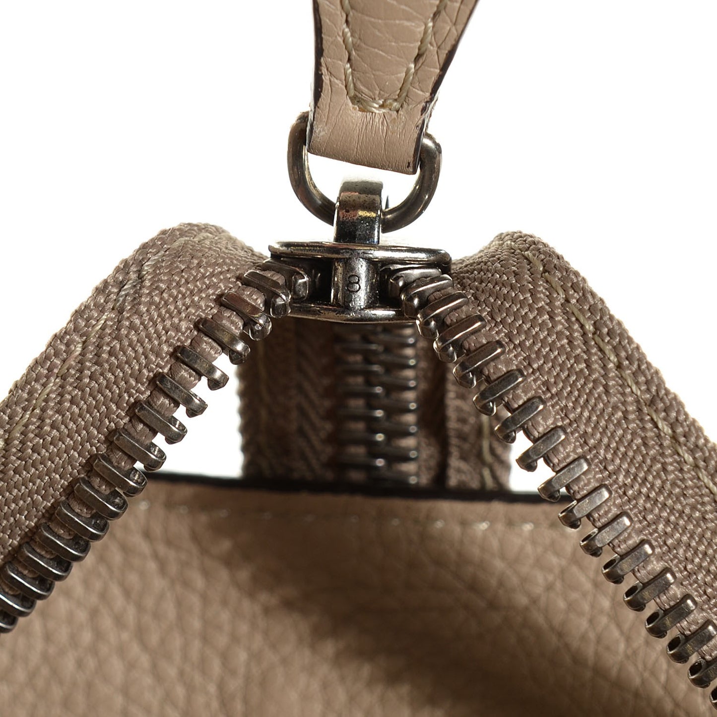 Drummed Calfskin Mini Luggage Dune