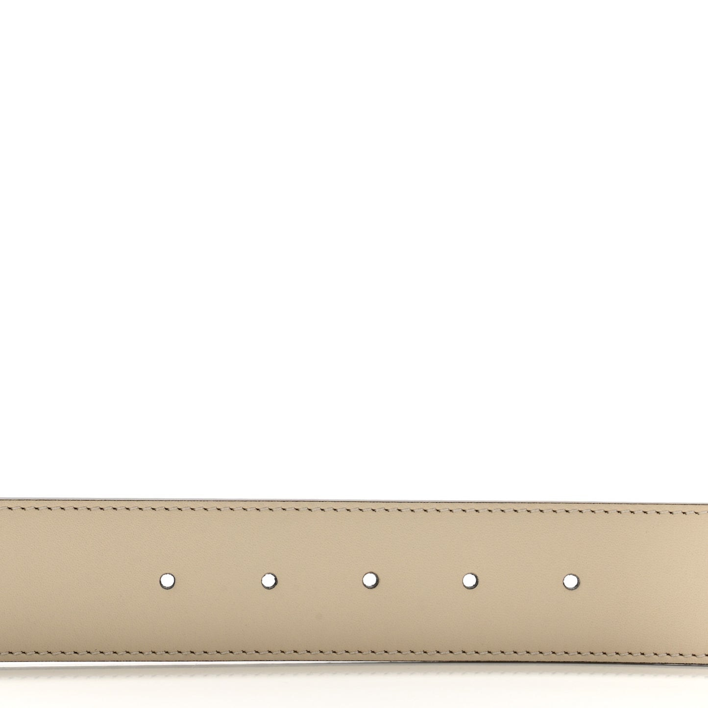 Calfskin Double G 40mm Belt 120 48 Mystic White