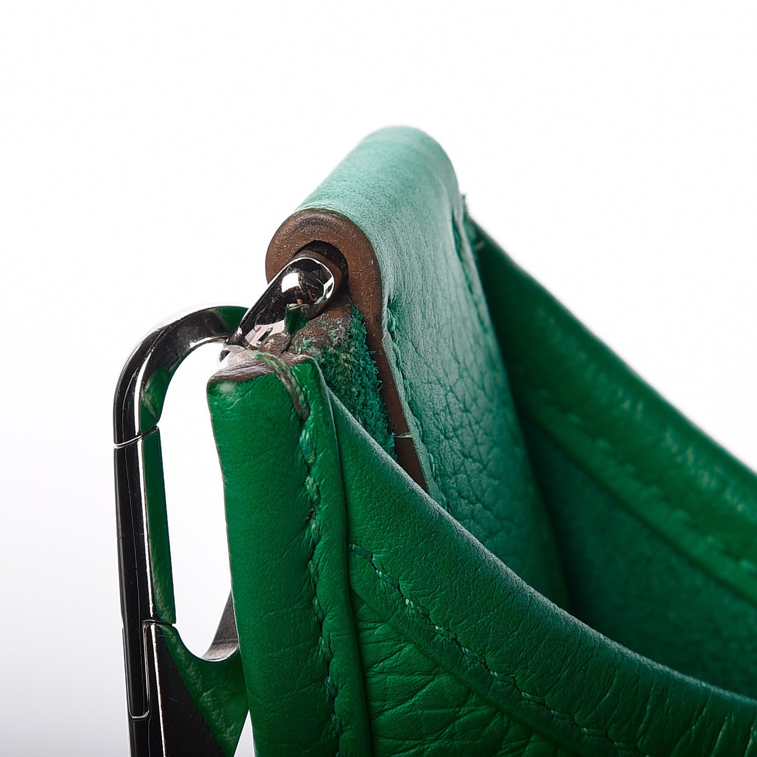 Hermes Taurillon Clemence Evelyne III PM Vert Menthe 13 of 28
