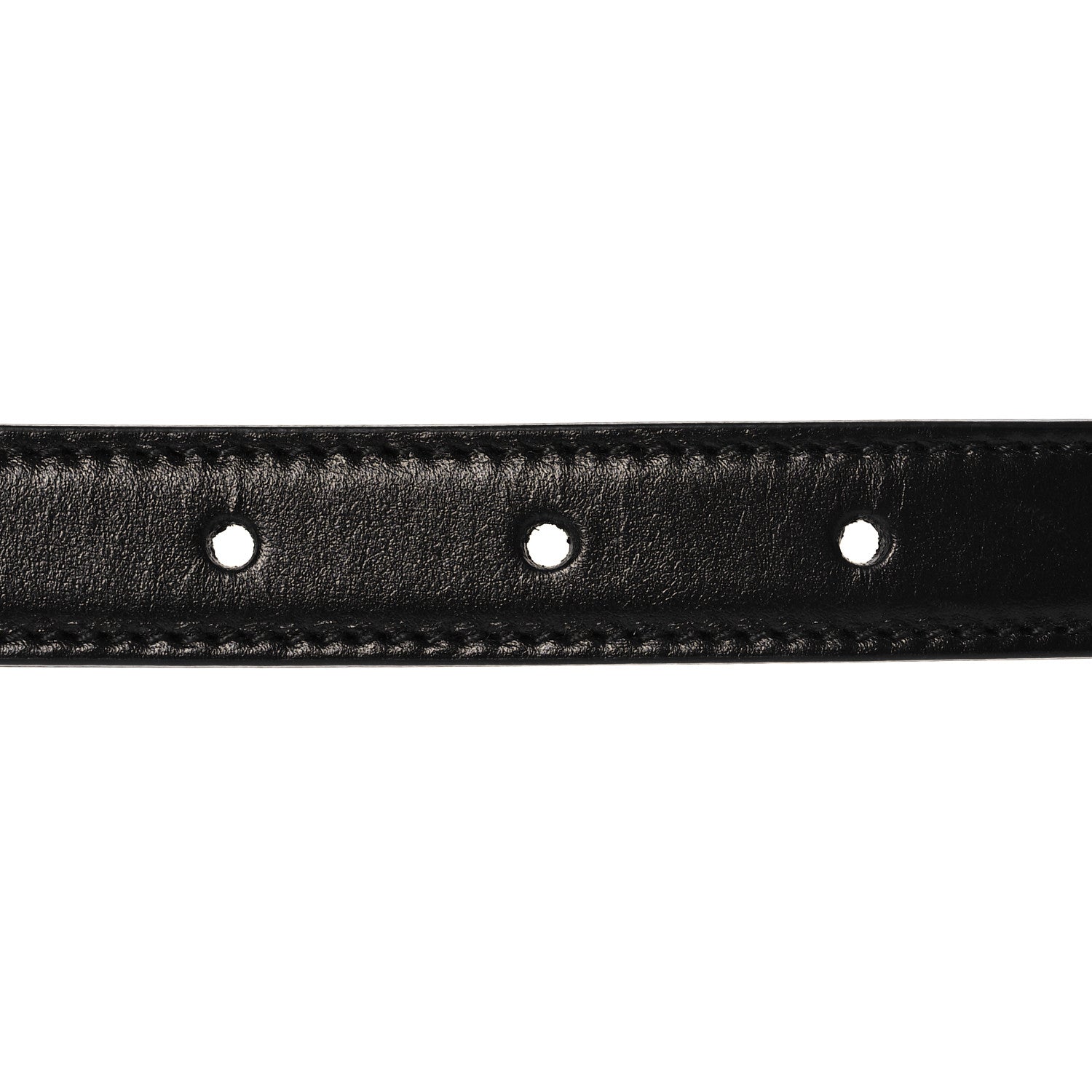 Gucci Plutone Calfskin Gucci Buckle 20mm Thin Belt 90 36 Black 3 of 5