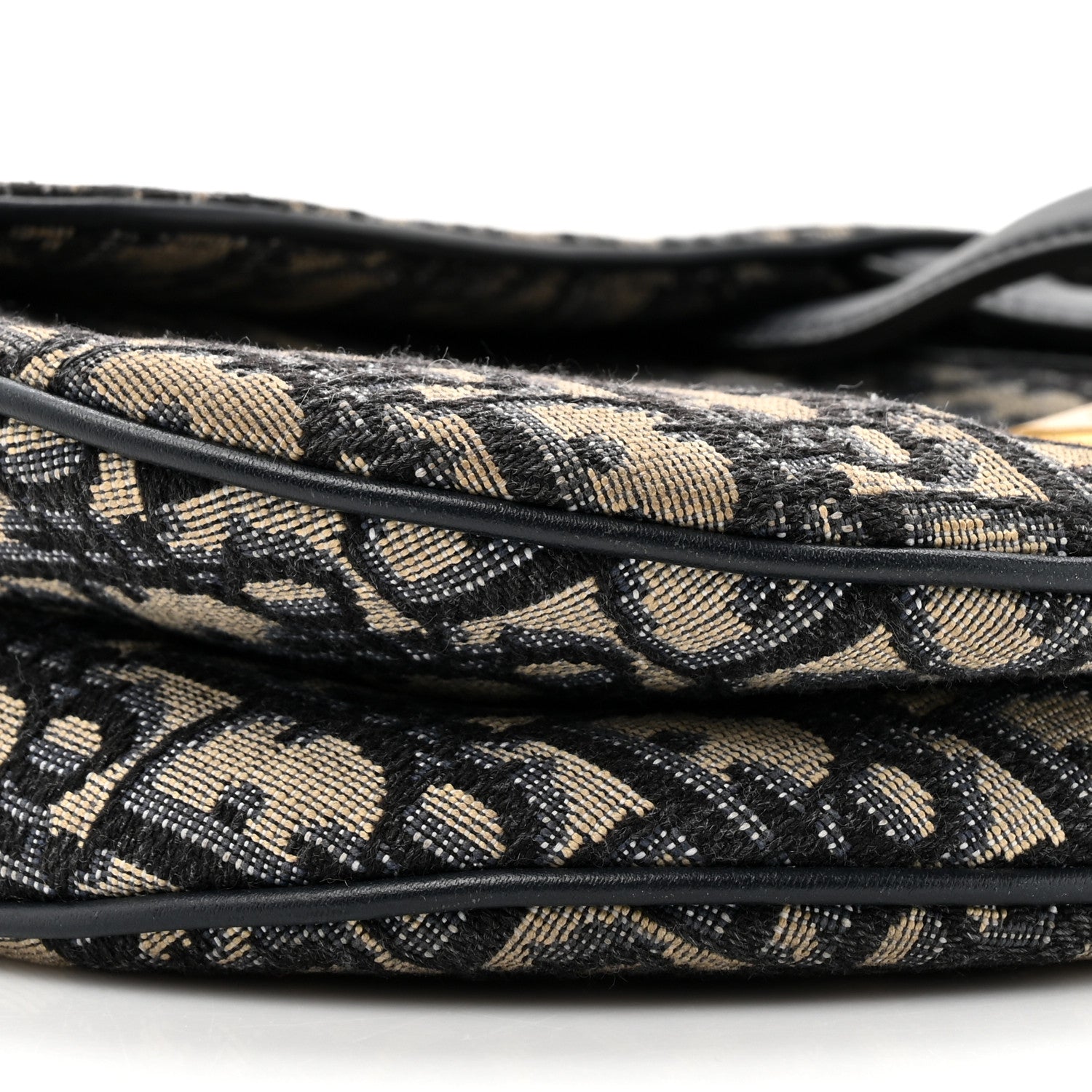 Christian Dior Oblique Saddle Bag Blue 10 of 18