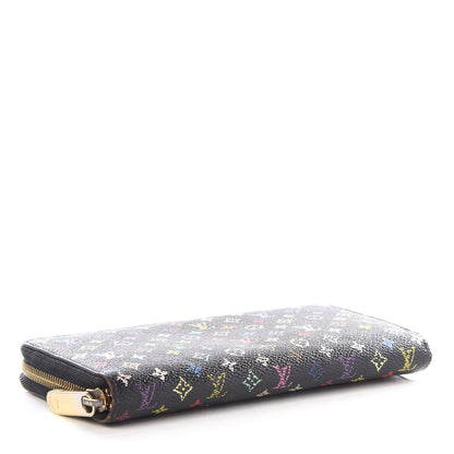 Louis Vuitton Monogram Multicolor Zippy Wallet Black Grenade 3 of 9