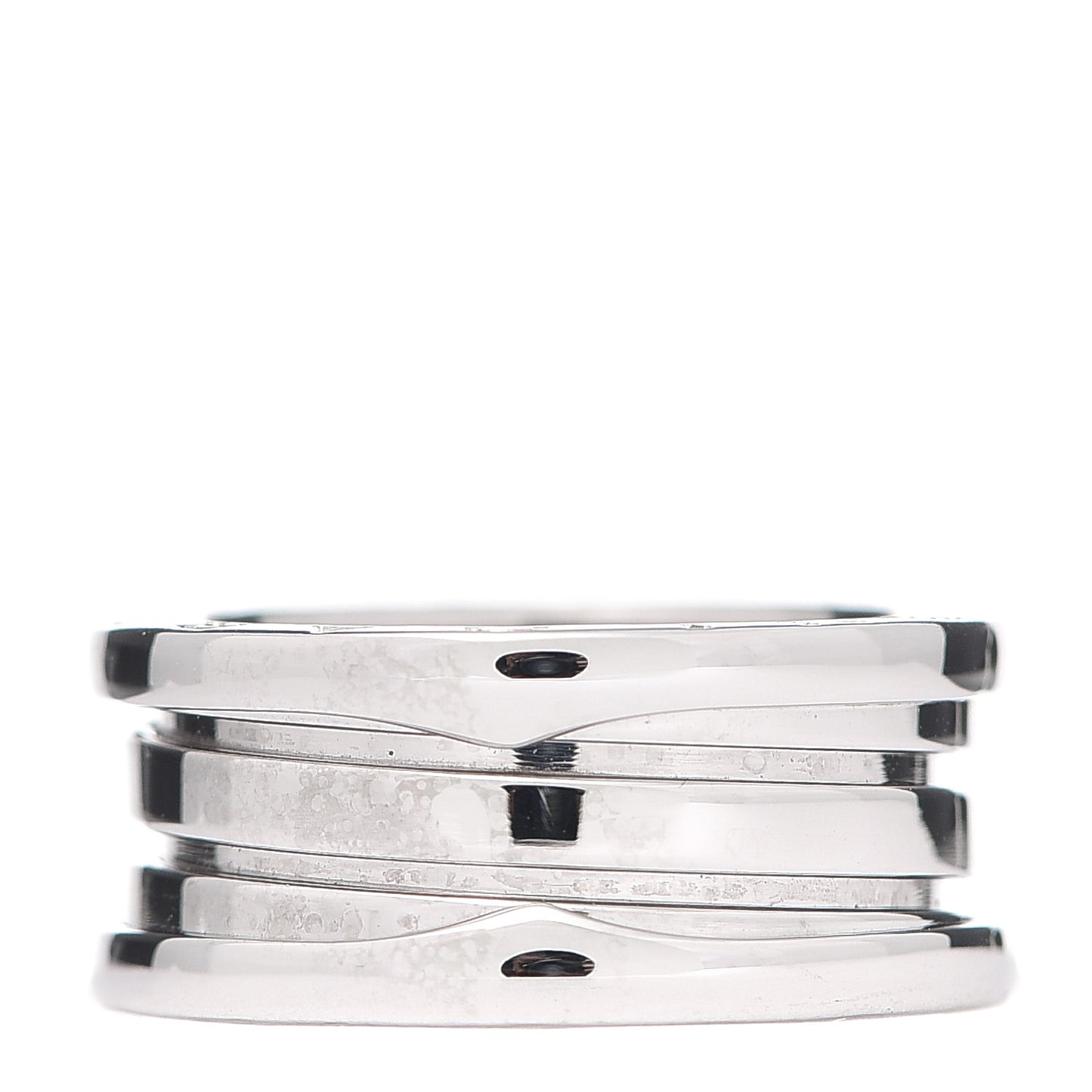 18K White Gold B.Zero1 Three-Band Ring 51 5.75