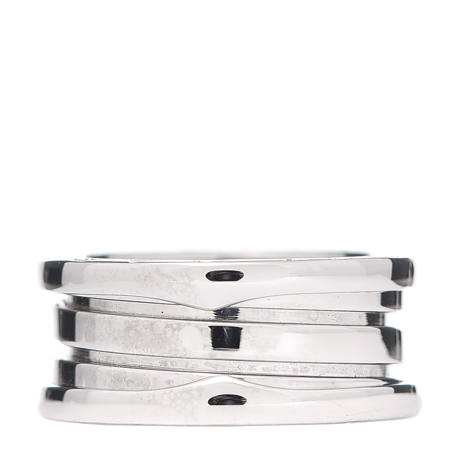 Bulgari 18K White Gold B.Zero1 Three-Band Ring 51 5.75 1 of 5