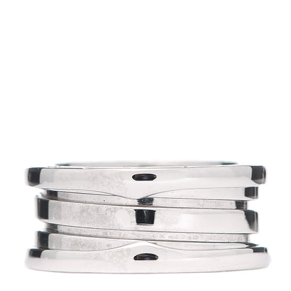 Bulgari 18K White Gold B.Zero1 Three-Band Ring 51 5.75 1 of 5