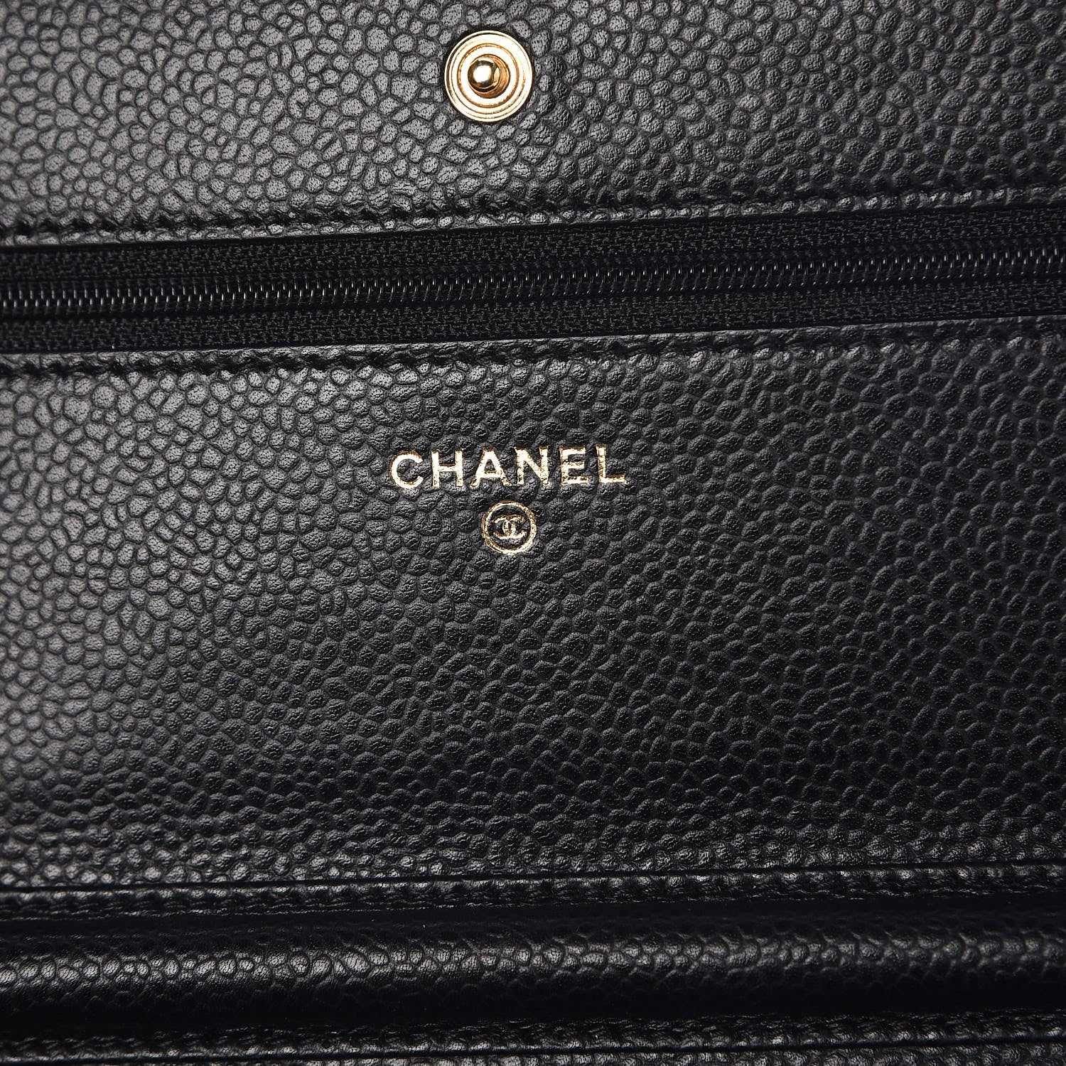 Chanel Caviar Quilted Wallet On Chain WOC Black 6 of 9