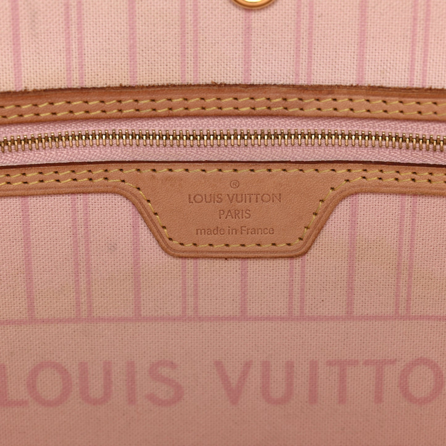 Damier Azur Neo Neverfull MM Rose Ballerine