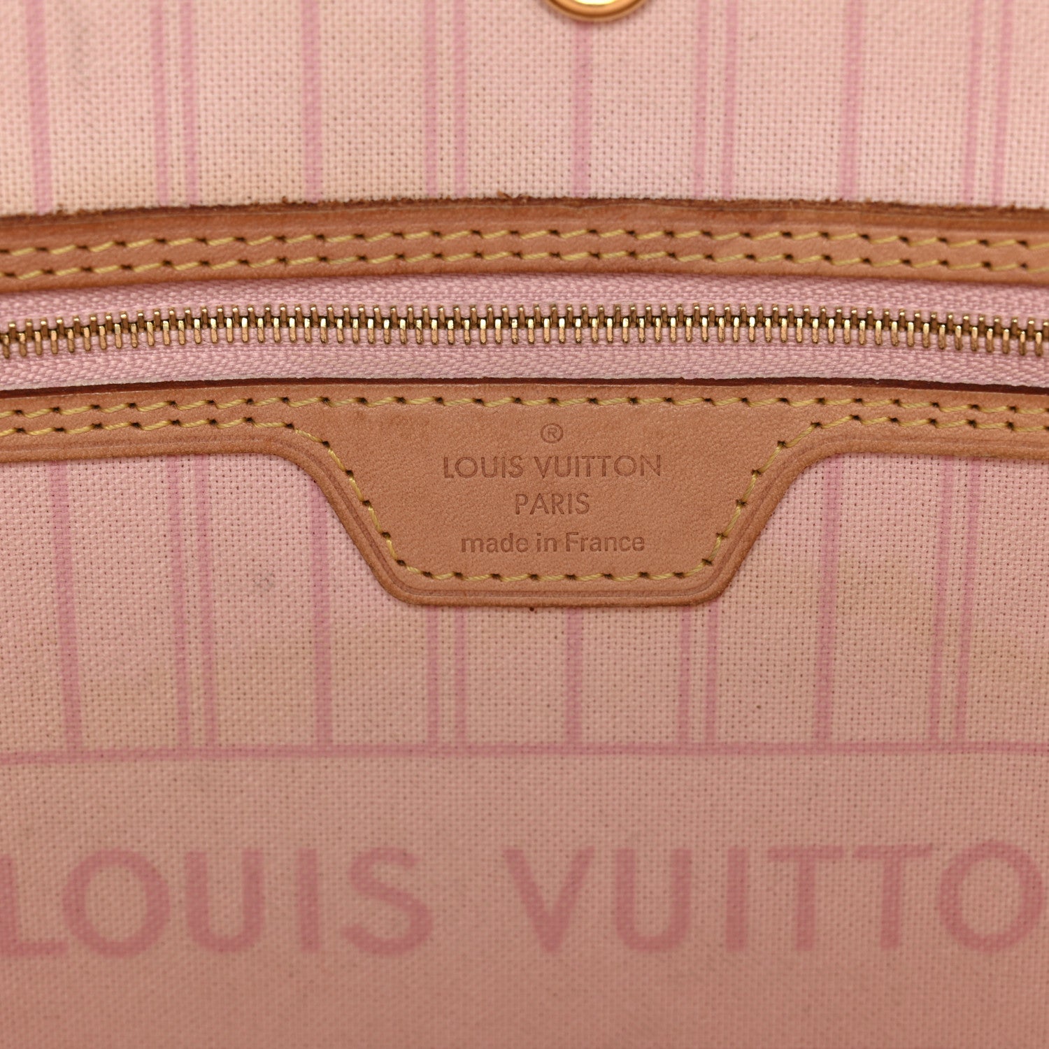 Louis Vuitton Damier Azur Neo Neverfull MM Rose Ballerine 7 of 16