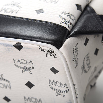MCM Visetos Studded Small Stark M Backpack White 11 of 19