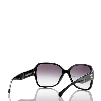 Chanel Acetate Square Summer CC Sunglasses 5230-Q-A Black 4 of 9