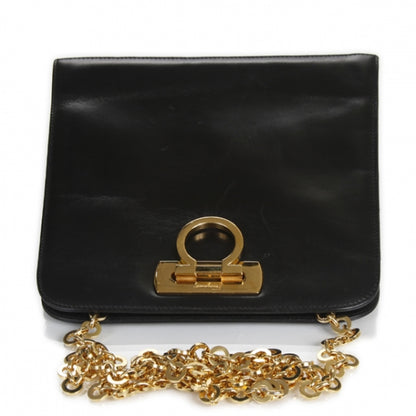 FASHIONPHILE SALVATOREFERRAGAMOLeatherEveningBagBlack 4 of 11