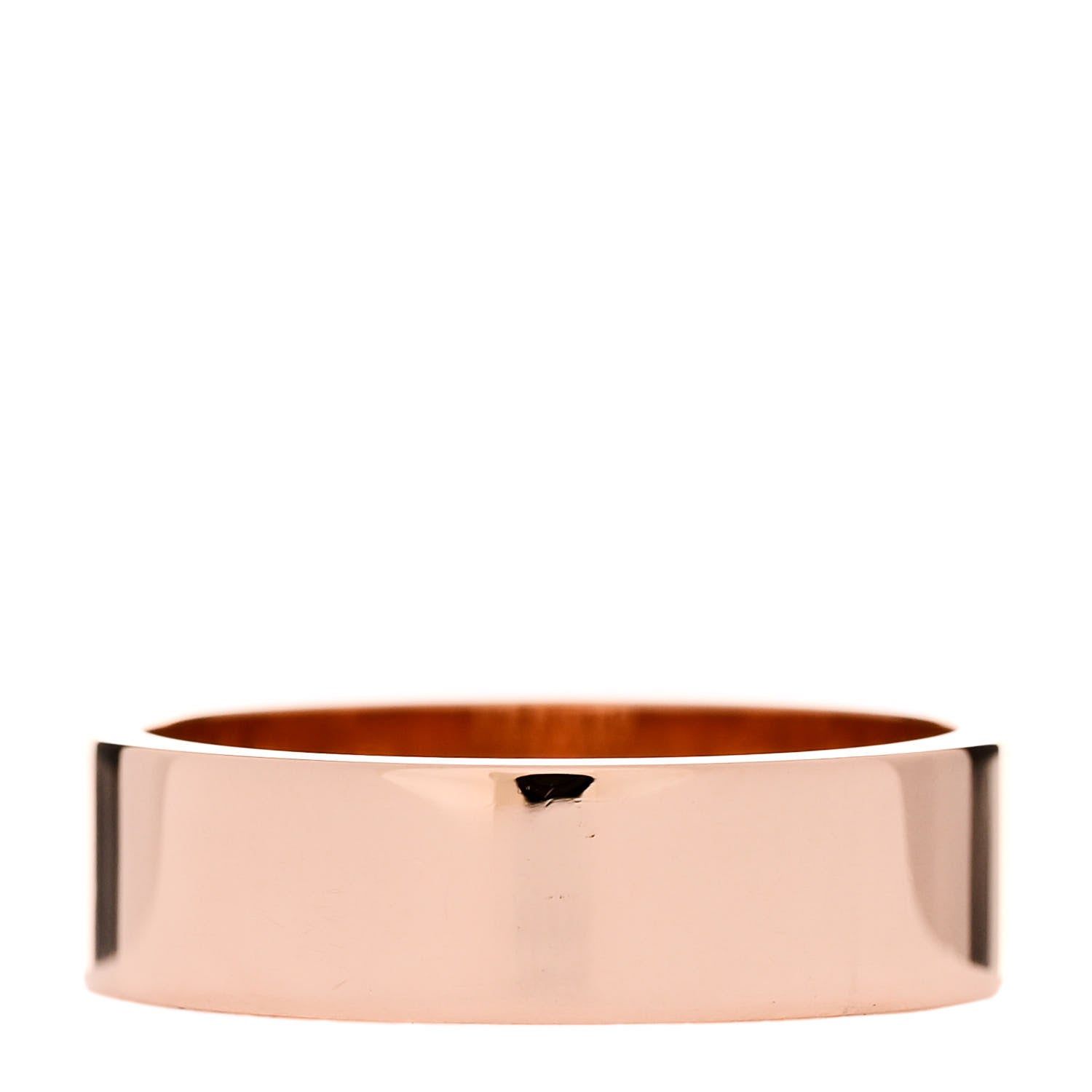 Hermes 18K Rose Gold Diamond PM Kelly Ring 49 5 3 of 5