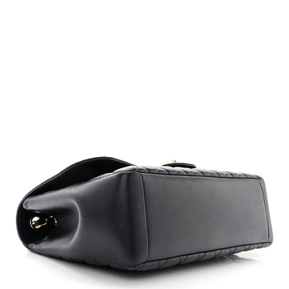 Chanel Lambskin Quilted Jumbo Single Flap Navy 4 of 12