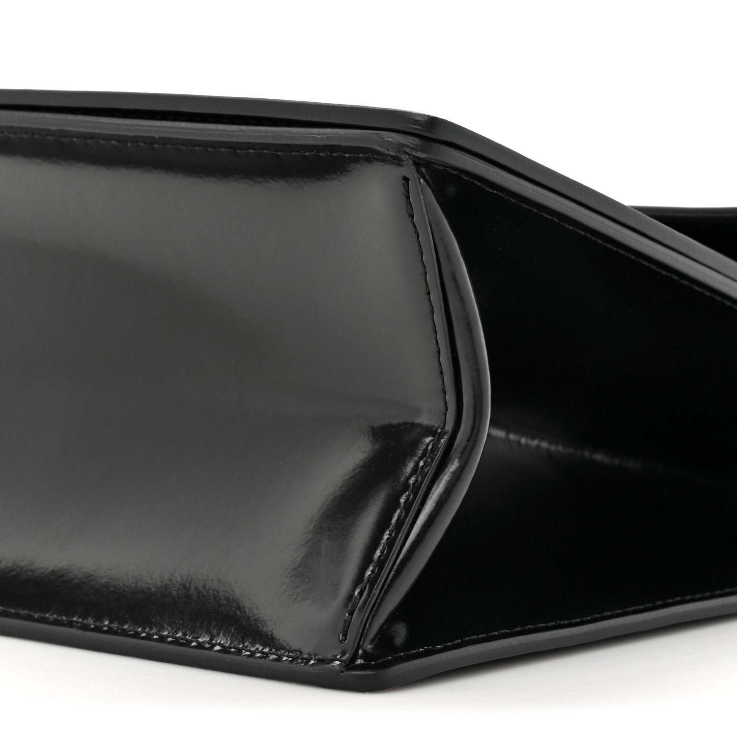 Off-White Calfskin Jitney 2.8 Not For Sale Top Handle Bag Black White 9 of 10
