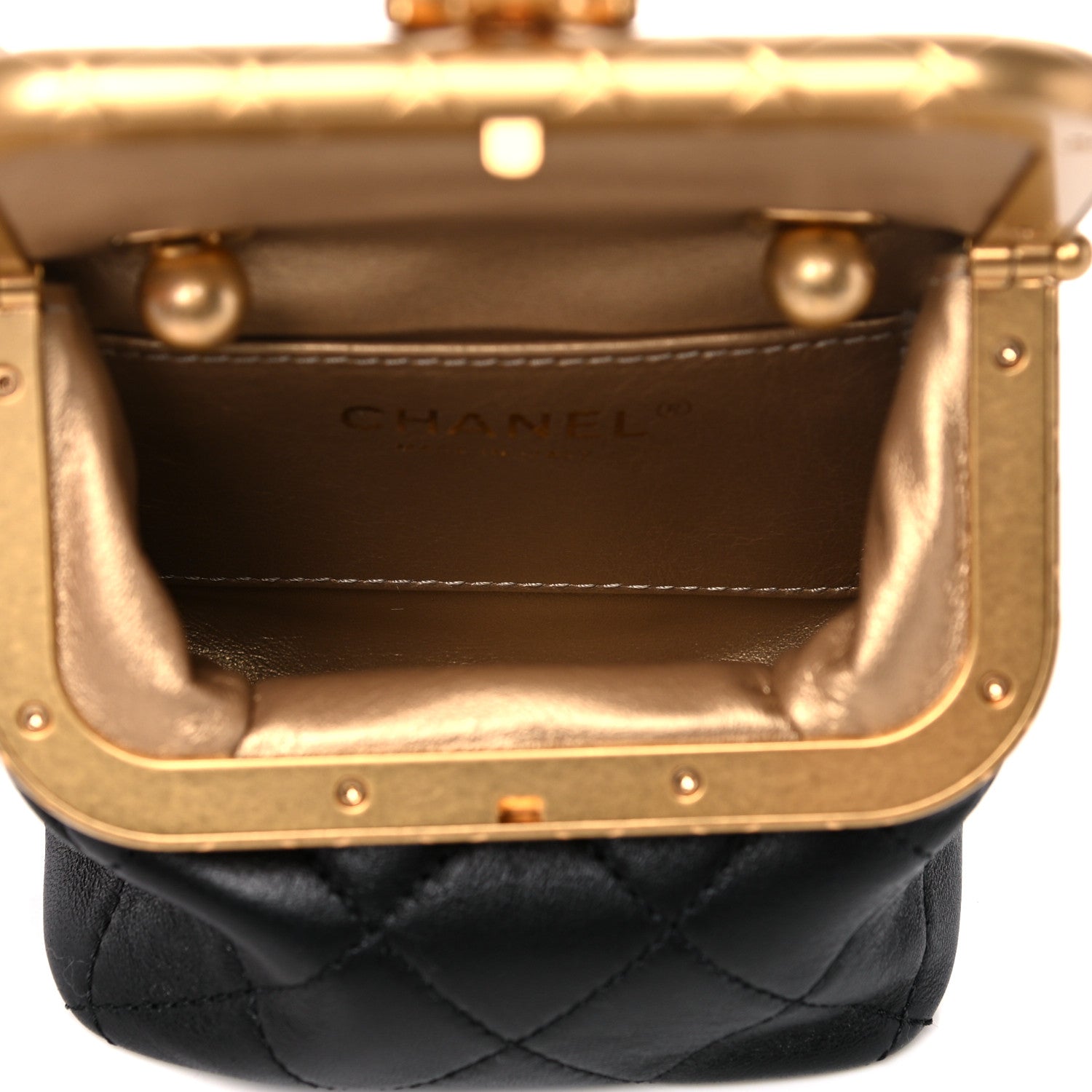Chanel Lambskin Quilted Small My Crush Bag Black 4 of 10