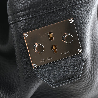 Hermes Taurillon Clemence Steve 45 Black 5 of 10