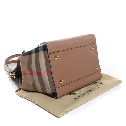 Burberry House Check Horseshoe Leather Small Canterbury Dark Sand 4 of 12