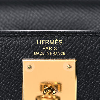 Hermes Epsom Kelly Sellier 28 Black 22 of 37