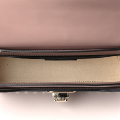 Valentino Garavani Vitello Rockstud Flip Lock Chain Crossbody Bag Poudre 4 of 7