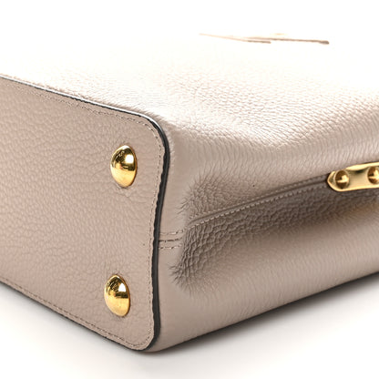 Louis Vuitton Taurillon Capucines BB Galet 9 of 9