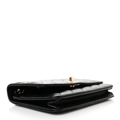 Chanel Lambskin Quilted Trendy CC Wallet On Chain WOC Black 4 of 14