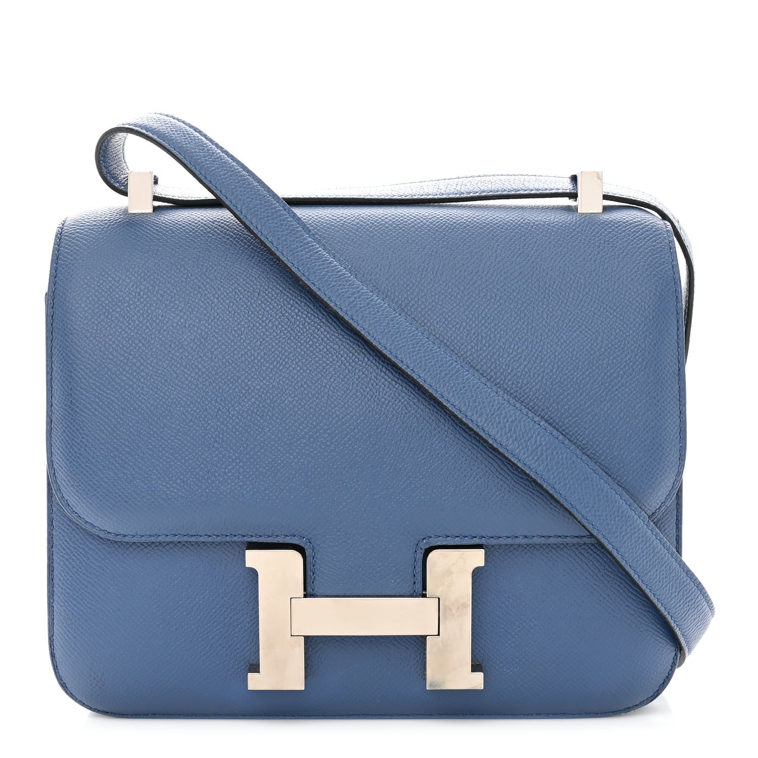 Hermes Epsom Constance Verso 24 Bleu Agate Gris Mouette 1 of 10