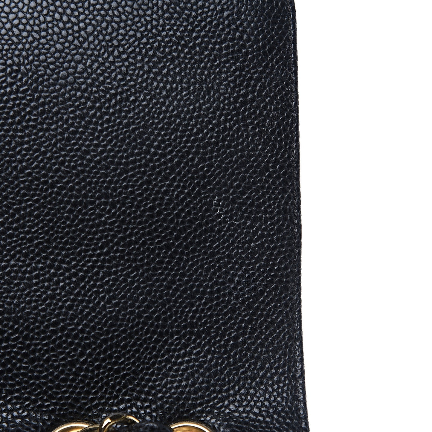 Caviar Quilted Jumbo Single Flap Black