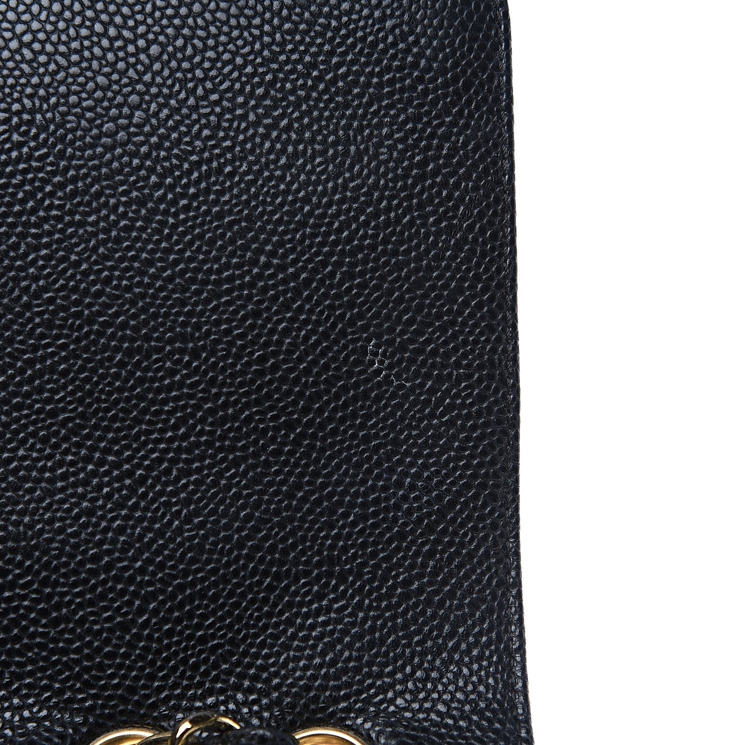 Chanel Caviar Quilted Jumbo Single Flap Black 13 of 15