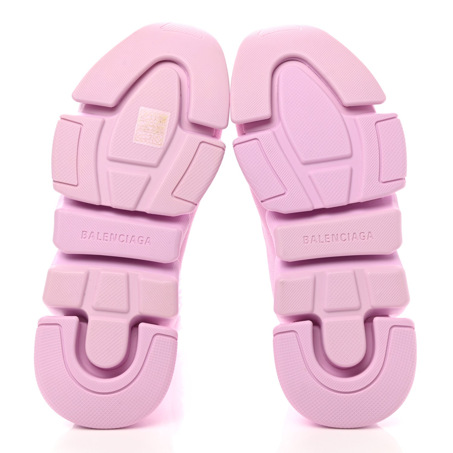 Balenciaga Technical 3D Recycled Knit Faux Fur Womens Speed 2.0 Sneakers 38 Light Pink 5 of 7