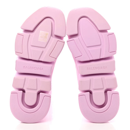 Balenciaga Technical 3D Recycled Knit Faux Fur Womens Speed 2.0 Sneakers 38 Light Pink 5 of 7