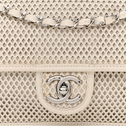 Chanel Perforated Calfskin Up In The Air Flap White 7 of 12