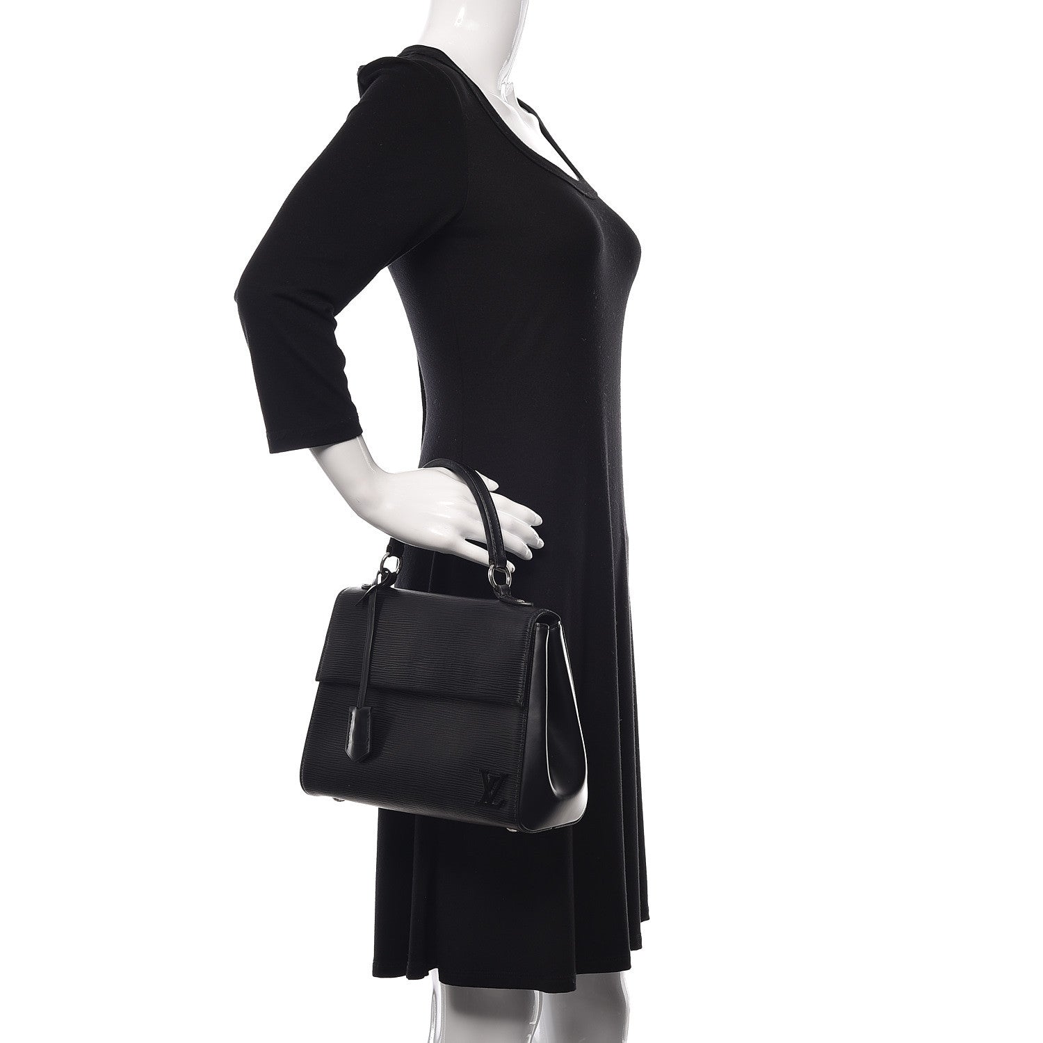 Louis Vuitton Epi Cluny BB Black 3 of 10