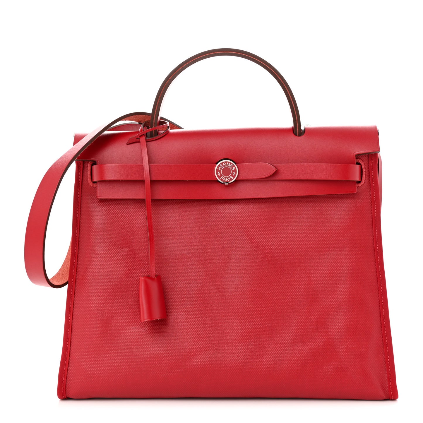 Toile H Berline Vache Hunter Herbag Zip PM 31 Rouge Piment Ecru