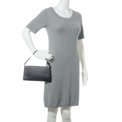 Louis Vuitton Epi Pochette Accessories 24 Black 2 of 7