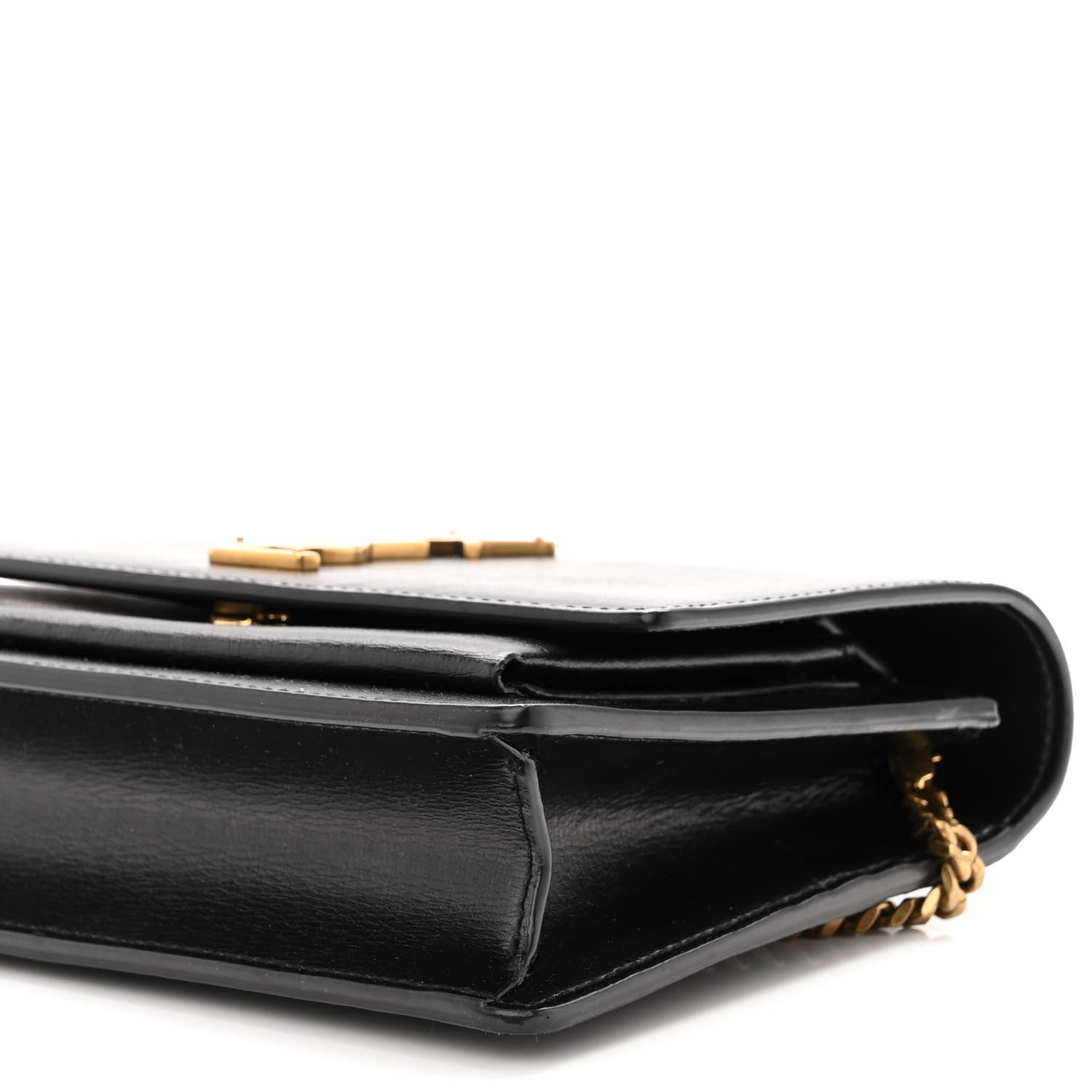 Saint Laurent Calfskin Monogram Sunset Chain Wallet Black 9 of 9