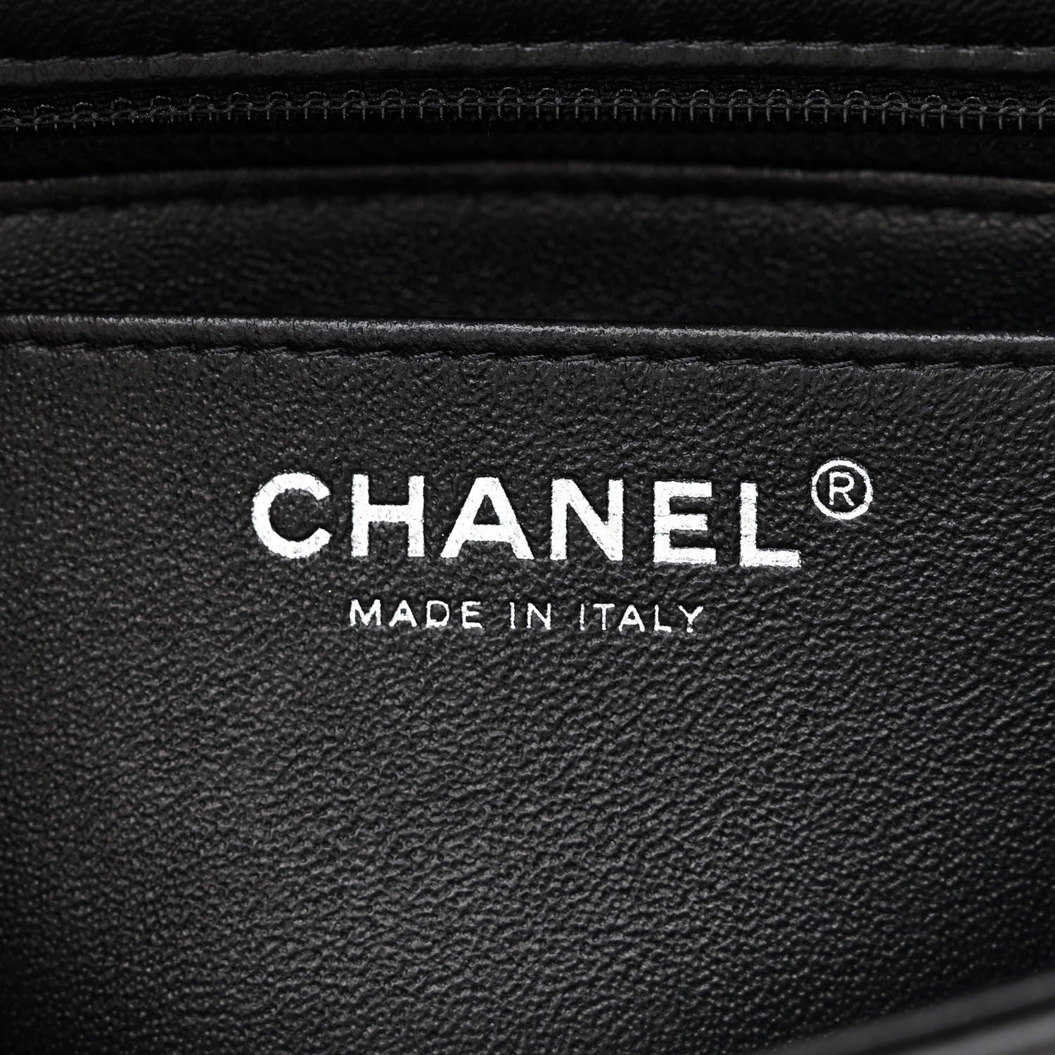 Chanel Lambskin Quilted Mini Rectangular Flap Black 6 of 10