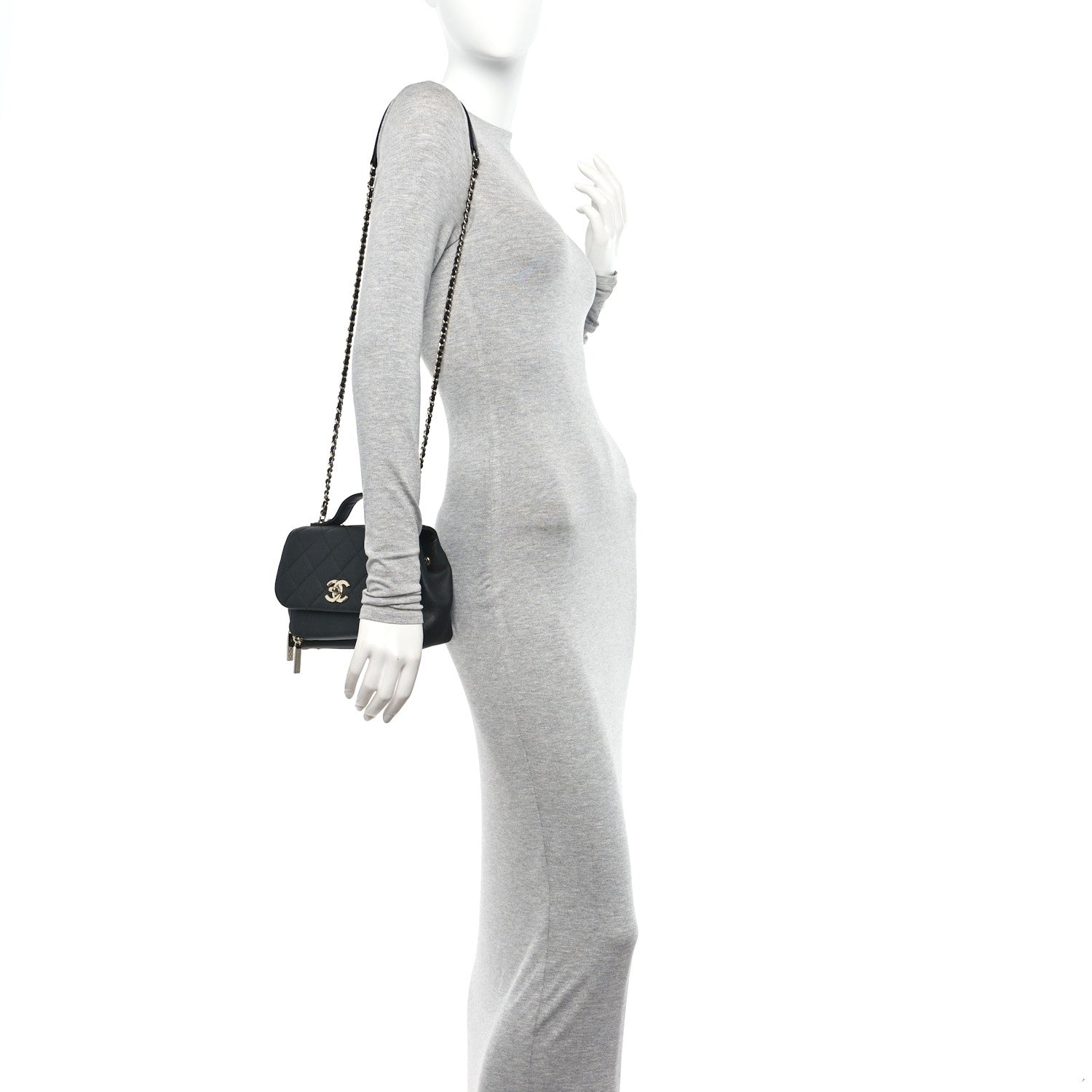 Chanel Caviar Quilted Small Business Affinity Flap Black 2 of 13