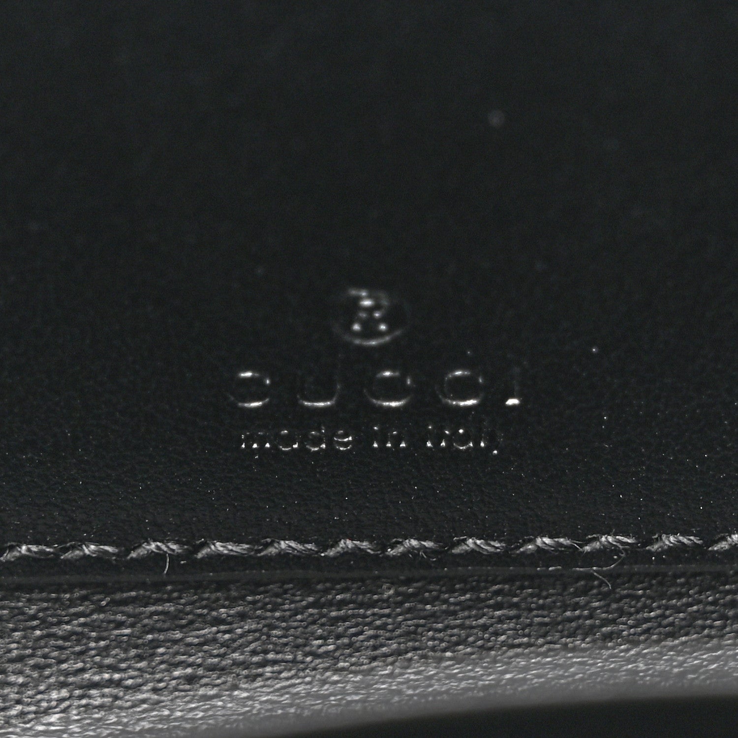 Gucci Calfskin Matelasse GG Marmont Zip Around Card Case Black 6 of 8