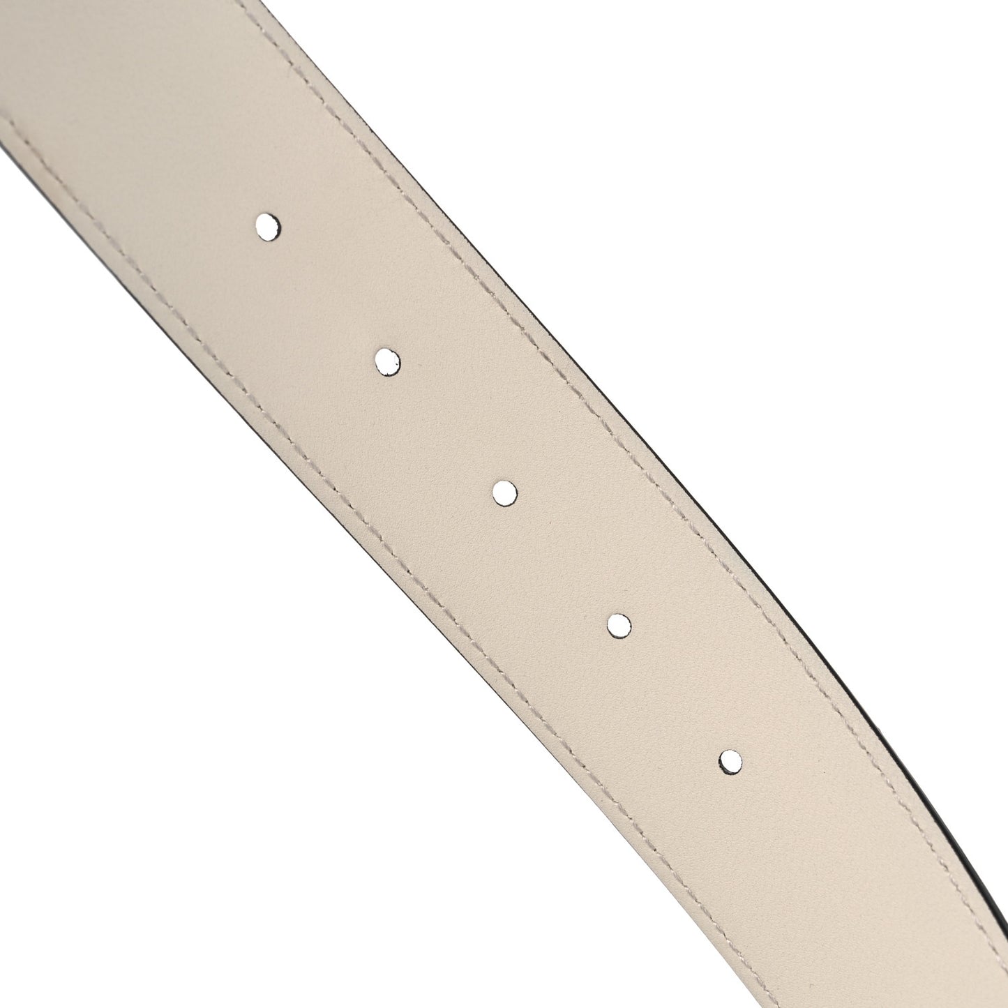 Calfskin Double G 40mm Belt 95 38 Mystic White