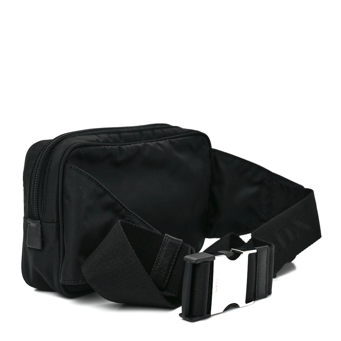 Re-Nylon Saffiano Belt Bag Black