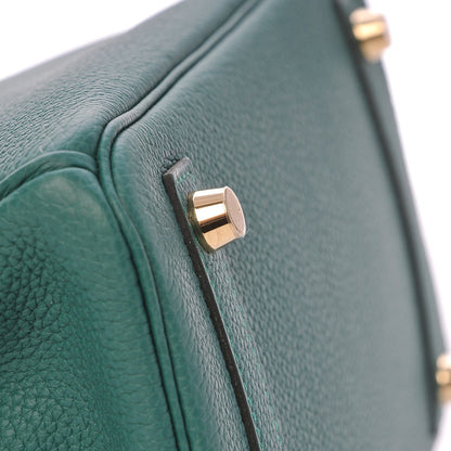 Hermes Togo Birkin 25 Malachite 34 of 35