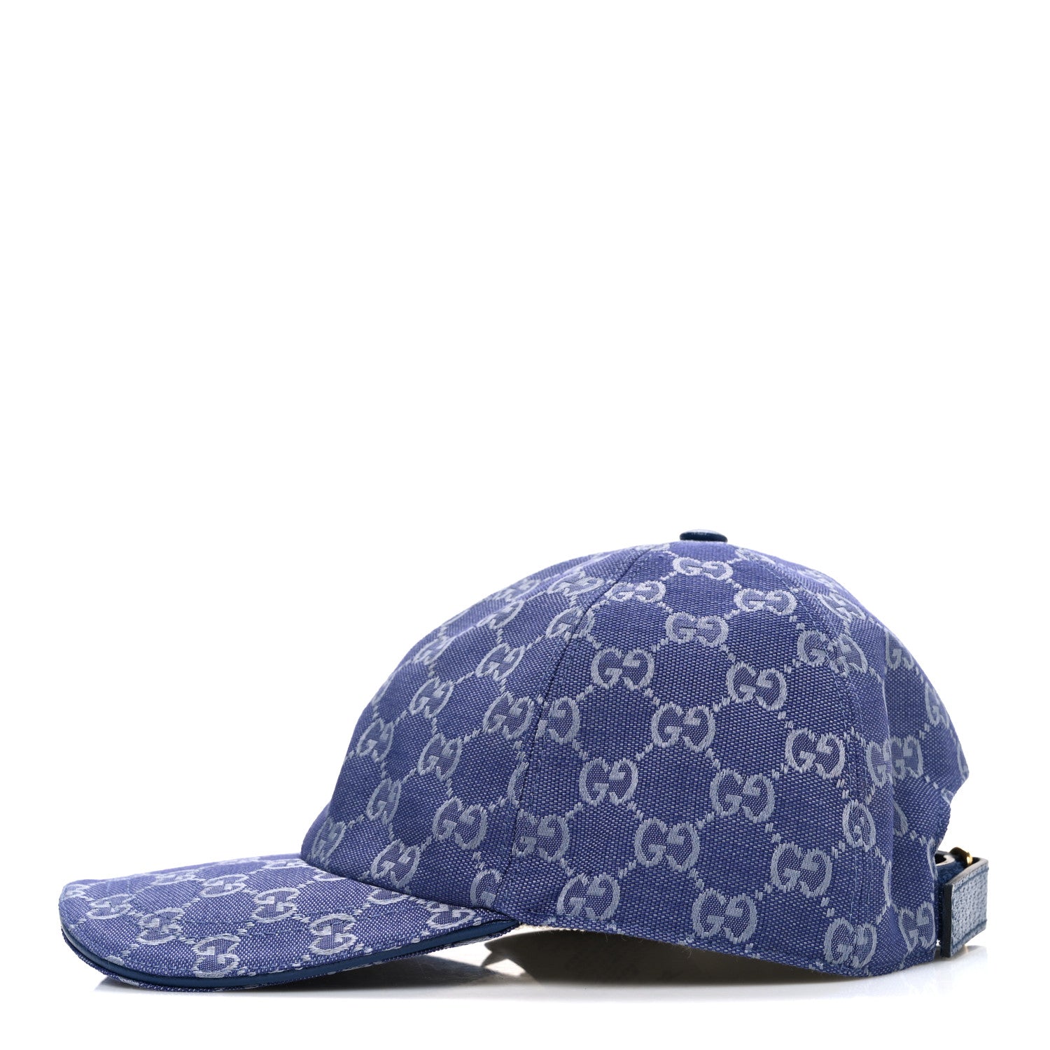 Gucci Monogram New GG Baseball Hat L Blue Grey 4 of 8