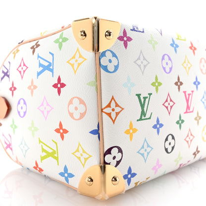 Louis Vuitton LV X TM Monogram Multicolor Speedy Bandouliere 25 White 8 of 9