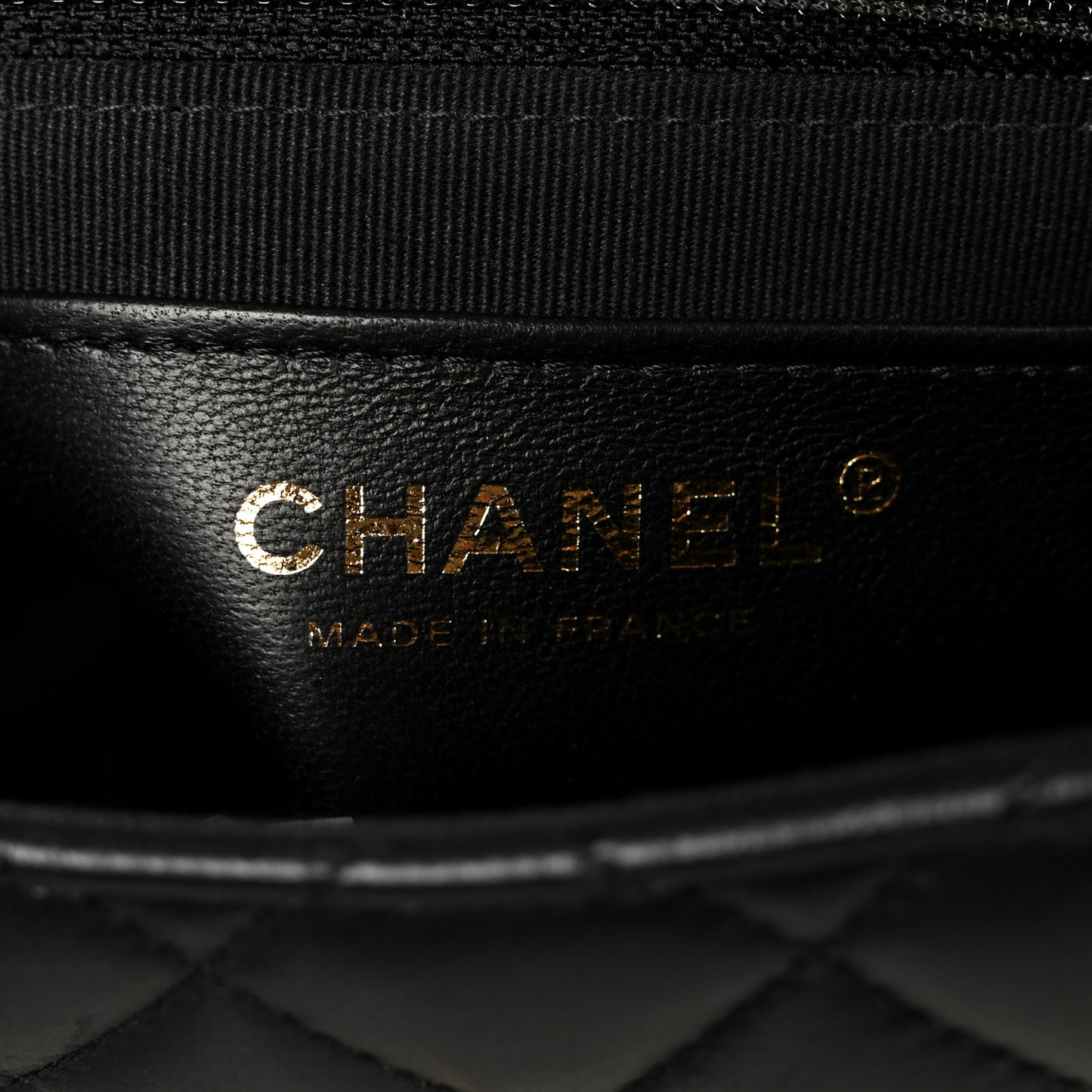 Lambskin Quilted Casino Chips Small Flap Black