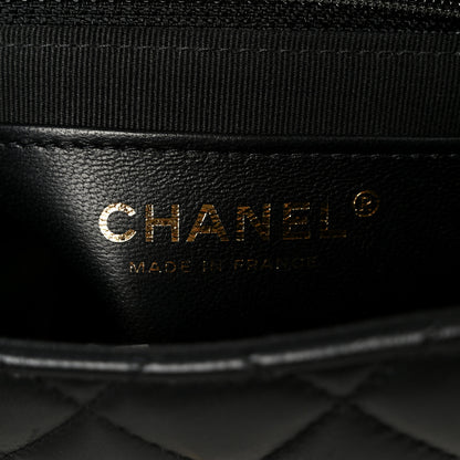 Chanel Lambskin Quilted Casino Chips Small Flap Black 7 of 11