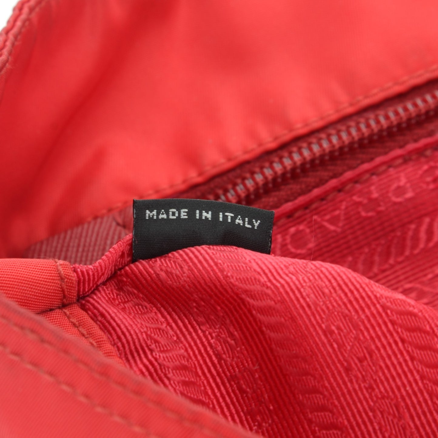 Nylon Vela Shopping Tote Rosso