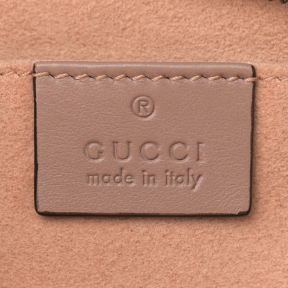 Gucci Calfskin Matelasse Small GG Marmont Chain Shoulder Bag Porcelain Rose 6 of 13