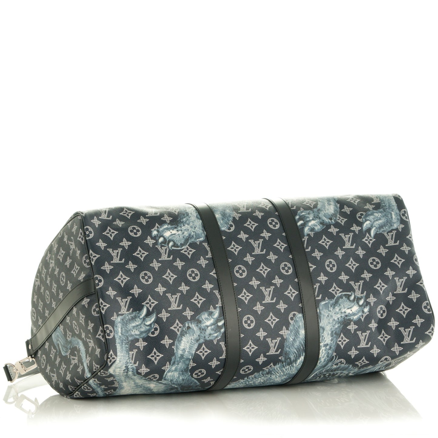 Savane Monogram Lion Chapman Keepall Bandouliere 55 Encre